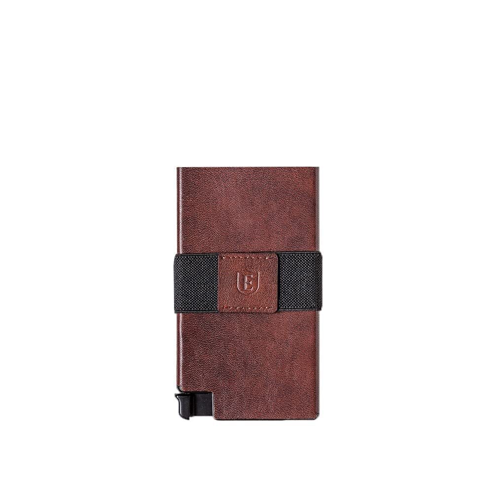 9367 Senate Classic Brown Leather Slim Wallet | RFID-Blocking Minimalist